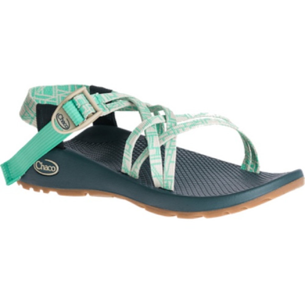 CHACO ZX 1 Ecotread PEP PINE Classic water Sandals Shoes Green Size W 10